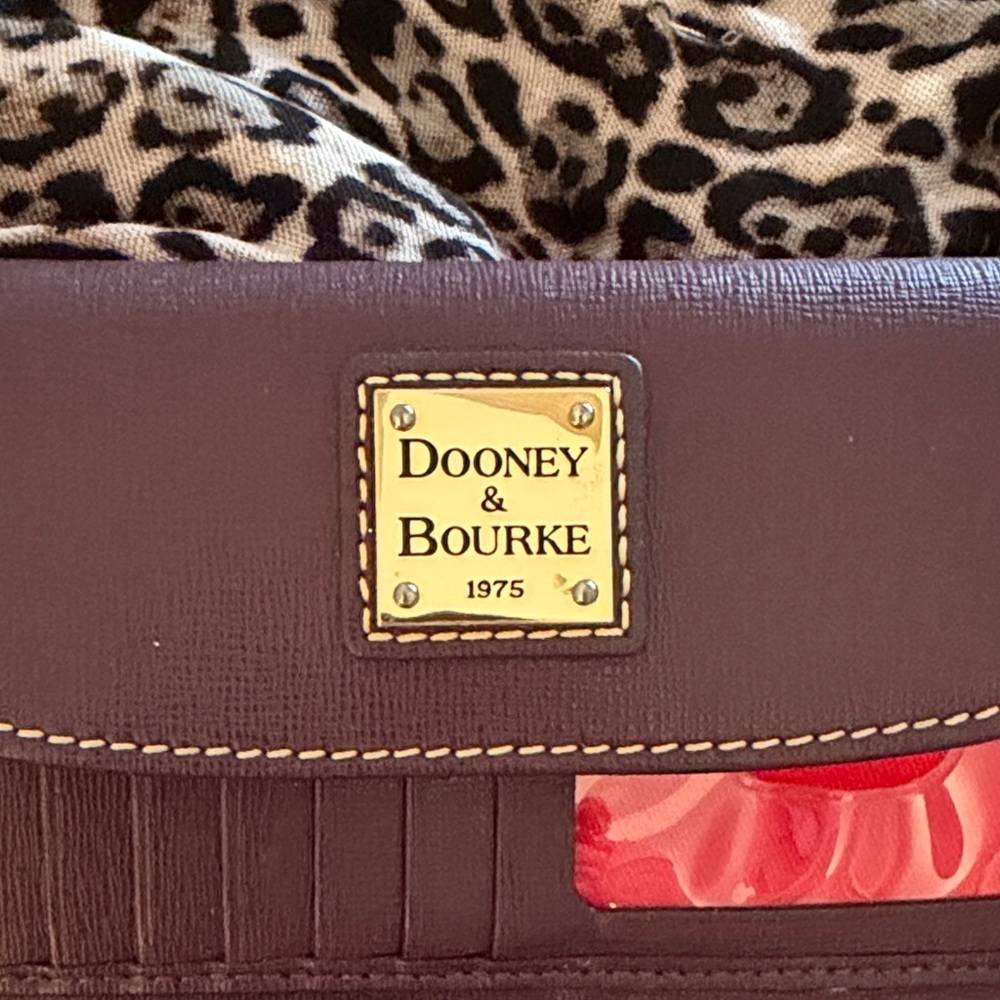 Dooney & Bourke Rich Plum Wallet - Picture 2 of 7